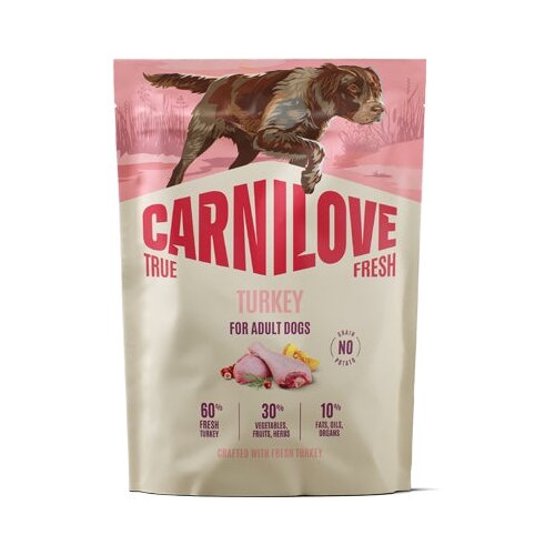 Carnilove Dog True Fresh Adult, briketi - puran 1,5 kg Cene