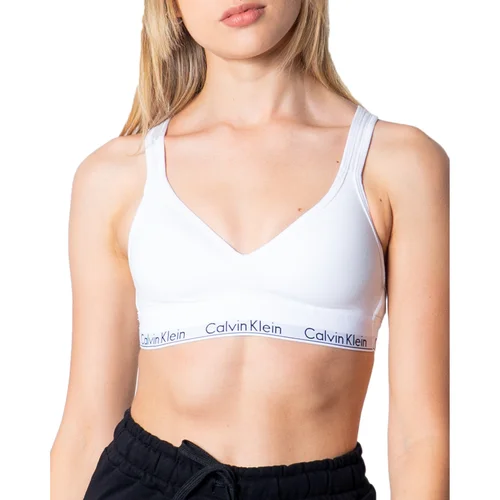 Calvin Klein Jeans Športni nedrčki BRALETTE LIFT QF1654E Bela