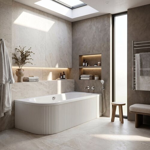 Rea Kopalna kad Orion Stripe Right 170cm Cene