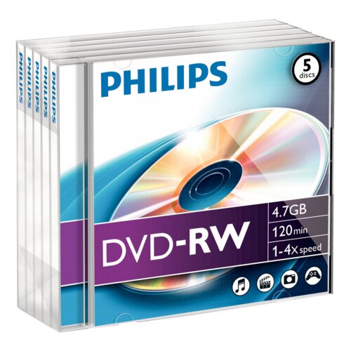 Philips 1x5 DVD-RW 4,7GB 4x JC Cijene