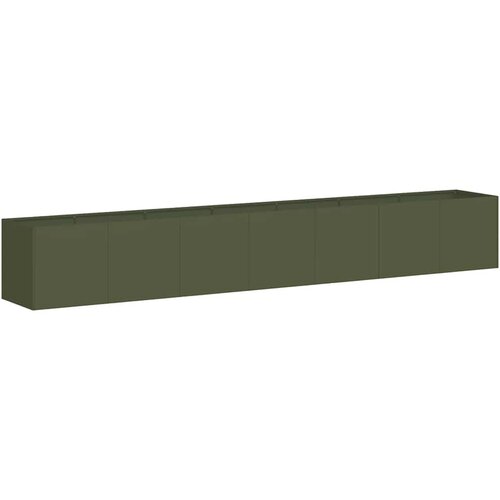 vidaXL Sadilnik olivno zelena 280x40x40 cm Hladno valjano jeklo, (21746817) Cene