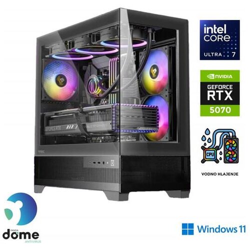 ANNI gaming namizni računalnik Gamer Extreme Ultra 7 265KF Ultra 7-265KF/32GB/2TB SSD/Windows 11 Home/RTX 5070 Cene