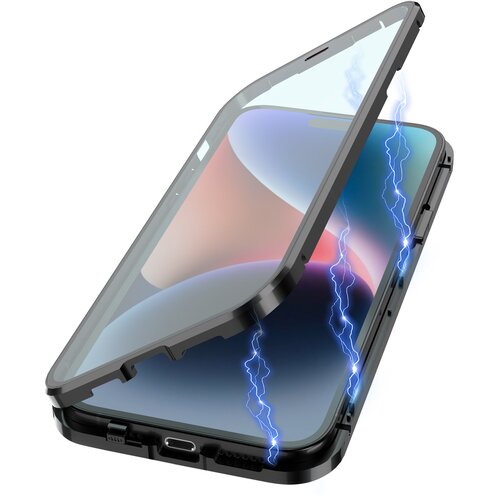 INF Za&amp;scaron;čita zaslona magnetna za&amp;scaron;čitna torbica za telefon s stojalom iPhone 13, (21302442) Slike