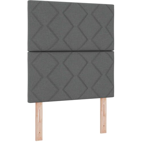  Boxspring krevet s madracem Tamnosiva 80 x 200 cm Tkanina Slike