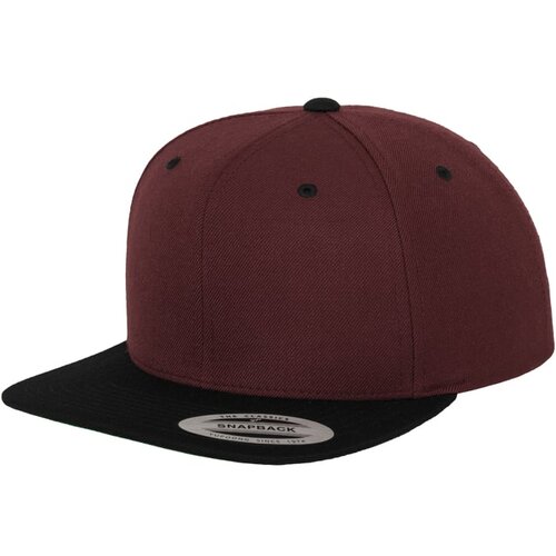 Flexfit Classic Snapback 2-Tone Maroon/Blk Slike