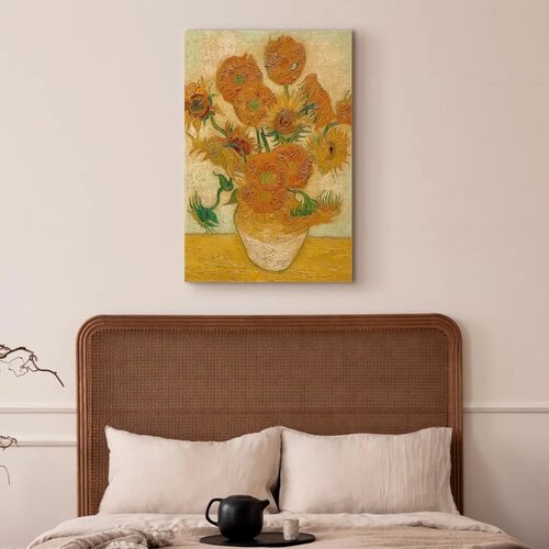  Slika - Vincent van Gogh &amp;ndash; Sunflowers III 80x120 Na talijanskom platnu Slike