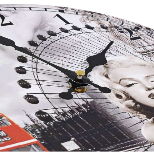 VidaXL Starinski zidni sat sa slikom Marilyn Monroe 30 cm Slike