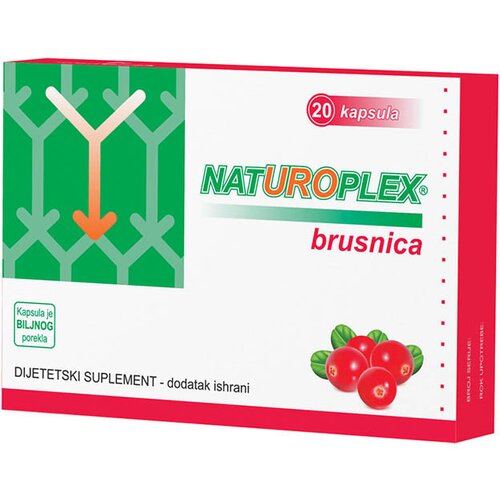Naturoplex® brusnica, kapsule 20 komada Slike