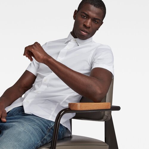 G-star Shirt - Dressed super slim shirt with\s white Cijene