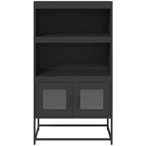  Visoka ploča crna 68x39x123 cm čelik Slike