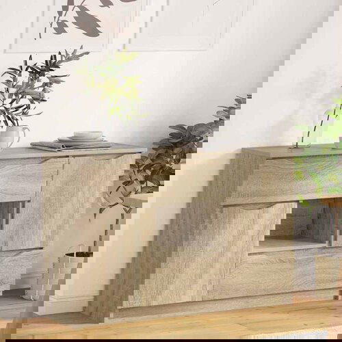 vidaXL Kreveta Sonoma hrast 100 x 30 x 65,6 Konstruirano drvo Cijene