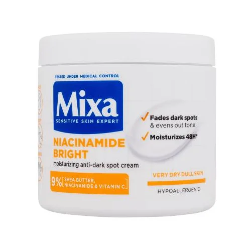 Mixa Niacinamide Bright Moisturizing Anti-Dark Spot Cream krema za tijelo 400 ml za žene