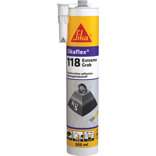 Sika MONTAŽNO LEPILO SIKAFLEX-118 EXTREME GRAB BEL 290ML Cene
