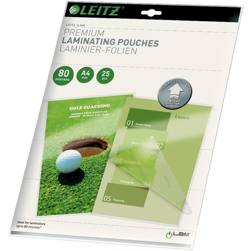 Leitz Komplet 25 žepkov za plastificiranje, A3, 80 mic Slike
