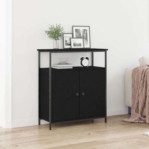 Sideboard Crna Oak 70x30x80 cm Odabrano drvo Cijene