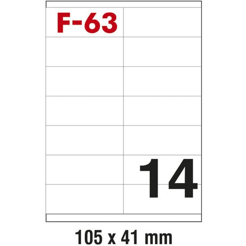  ETIKETE ILK 105X41MM PK100L FORNAX F-63 Cene