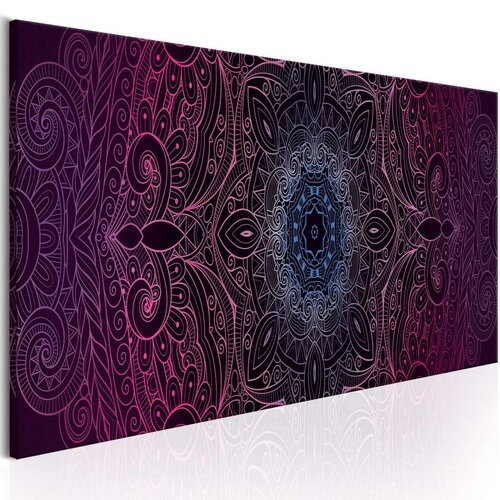  Slika - Purple Mandala 120x40 Slike