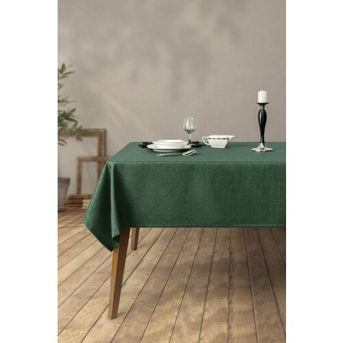 Hermia grande 250 - walnut green walnutgreen tablecloth Slike