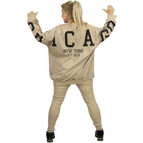 Pri Women&amp;#039;s tracksuit loose sweatshirt + ribbed leggings CHICAGO Slike