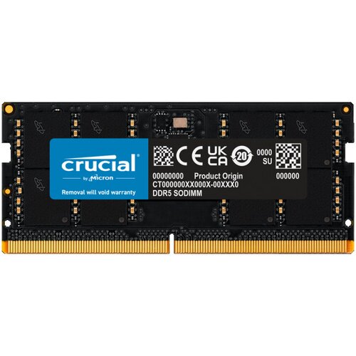 Crucial 32GB DDR5-4800 SODIMM CL40 (16Gbit) CT32G48C40S5 Cene
