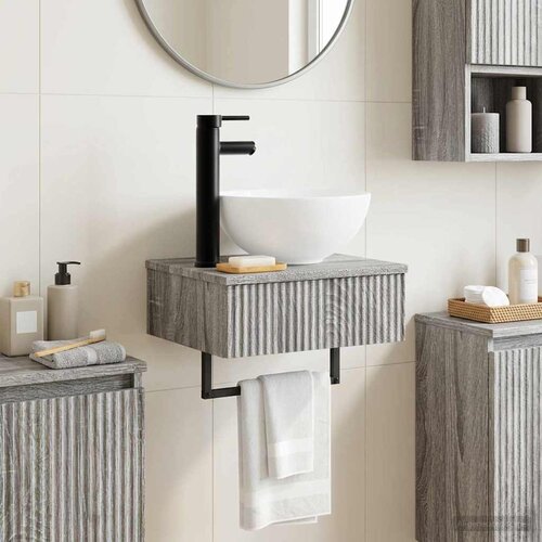  Zidni sudoper Siva Sonoma 40 x 35 x 39 cm Konstruirano drvo Cijene