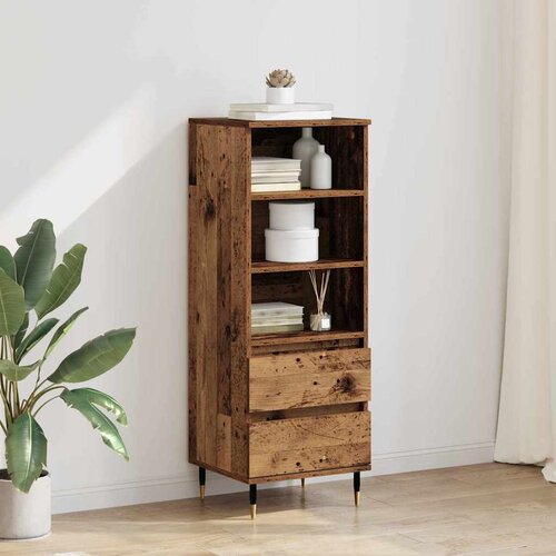  Highboard Staro drvo 40 x 36 x 110 cm Konstruirano drvo Slike