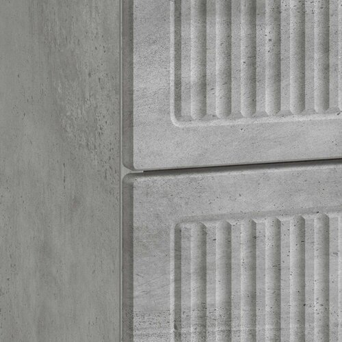  Noćni ormar Betonska siva 43 x 41 x 66,5 cm Konstruirano drvo Slike