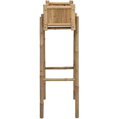  Vrtni saksija s držačem Prirodna 50 x 38 x 114 cm Bambus - 90 cm A-oblik okvira Slike