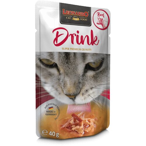 Leonardo Drink kremasta poslastica za mačke, govedina Slike