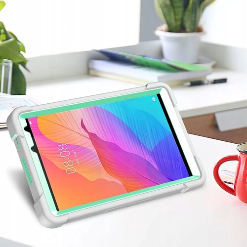 NIKCORP Ovitek za iPad 9/8/7 10.2 s stojalom, ročajem in naramnim trakom, trislojna za&amp;scaron;čita proti udarcem, mentol zelena barva, (5000138913) Slike