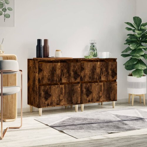 The Living Store Komoda 2 kosa dimljeni hrast 60x35x70 cm inženirski les - Komoda, (21662342) Cene