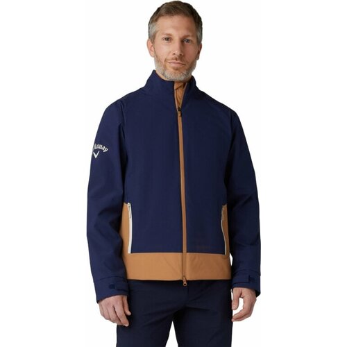 Callaway Mens Stormguard III Waterproof Jacket Tobacco Brown L Slike