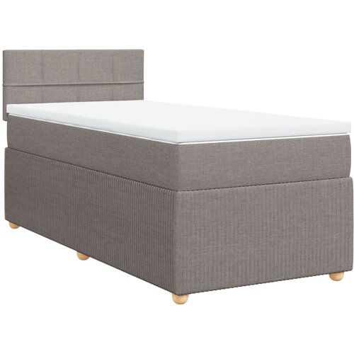 Maison Chic Box spring postelja - Vzmetna postelja z vzmetnico taupe 90x200 cm blago SL17557, (21884684) Cene