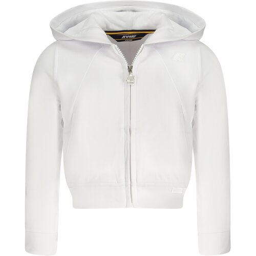 K-Way ZIP-UP SWEATSHIRT FOR GIRLS WHITE Slike