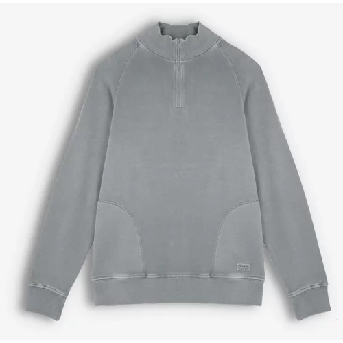 Scalpers Sweater majica 'Neat' kameno siva