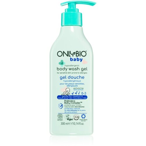 OnlyBio Baby Hypoallergenic hipoalergenski gel za prhanje za otroke od rojstva 300 ml Slike