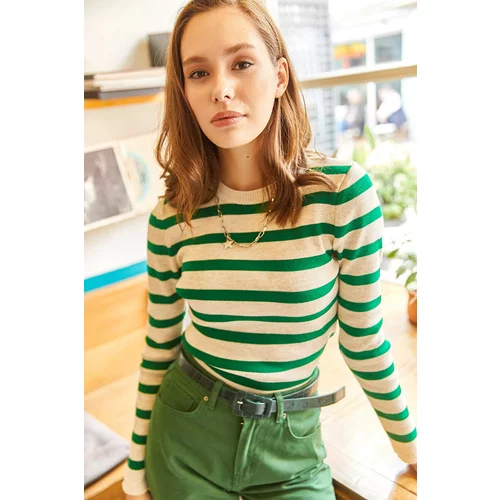 Olalook Sweater - Green - Fitted