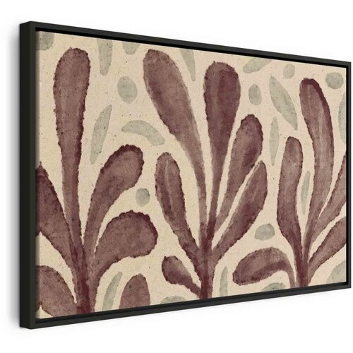  Slika - Leaves and spots – large vibrant shapes inspired by Matisse 90x60 Cene