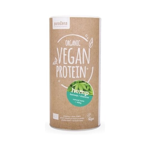 Purasana Veganski proteinski napitek - proteini konoplje - Nevtralno Cene