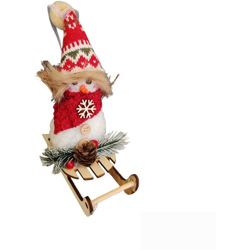  Novogodišnja dekoracija Sneško 21 cm 70454 Cene