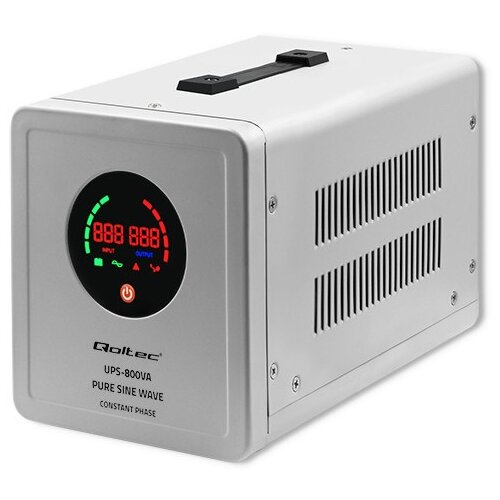 Qoltec 50718 Uninterruptible power supply Pure Sine Wave UPS | 800VA | 560W | constant phase | Grey Cijene