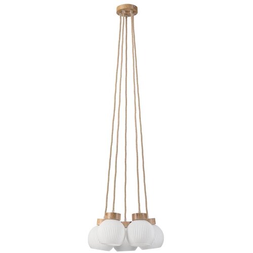 Visilica na sajli LOOMIS 5xE27/15W/230V 130 cm bež/hrast Cene