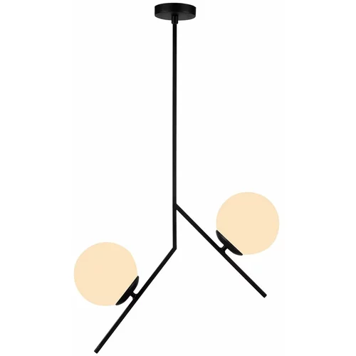 Squid Lighting Črna viseča svetilka Diagonal, višina 74 cm