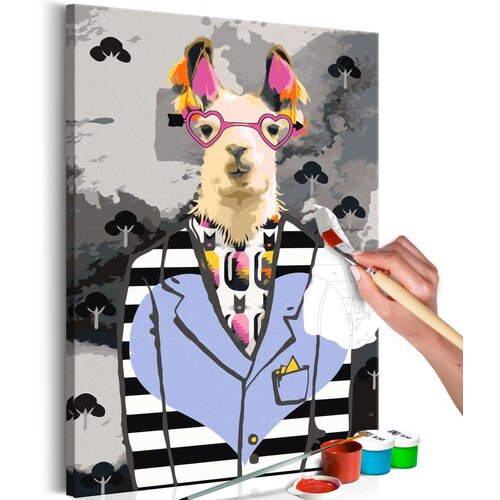  Slika za samostalno slikanje - Crazy Alpaca 40x60 Cene