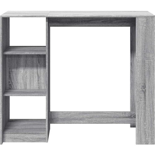 VidaXL Barski stol s policom boja hrasta sonome 124x46x103,5 cm drveni Slike