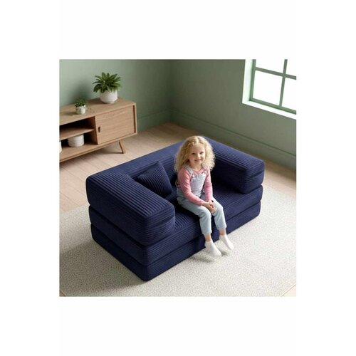 Atelier Del Sofa Kid Sofa dečija sofa na razvlačenje 140 &amp;times; 70 cm, tamnoplava Slike