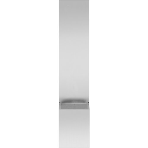 VidaXL Vrtni Sadič s Dekorativnom Pločom Srebrno 32 x 140 cm Slike