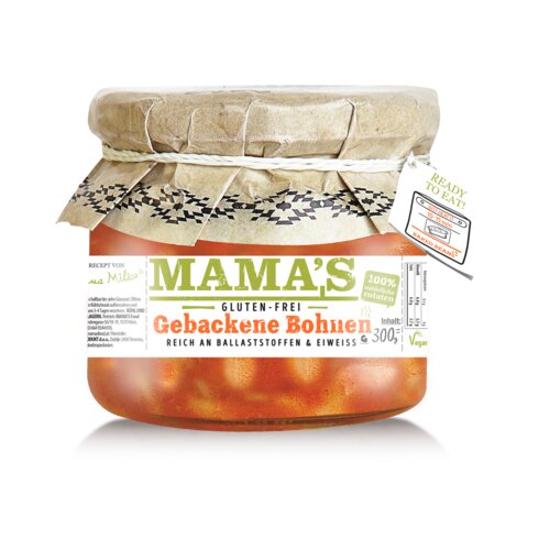 Mamas Pečen fižol (brez glutena) Cene