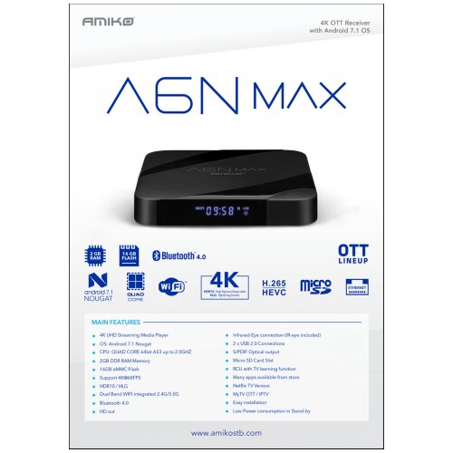 Nepostoji trazeni objekat proizvodjac! Prijemnik IPTV@Android, Stalker, Netflix TV, 2/16GB, 4K,WiFi Cijene