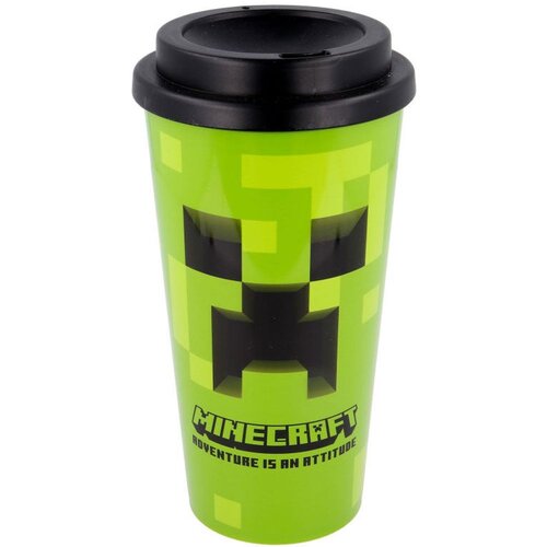 Minecraft Double Wall Coffee Glass 520 ML Minecraft, Smola, Večbarvno, 1 Unidad (Paquete de 1), (20851017) Cene